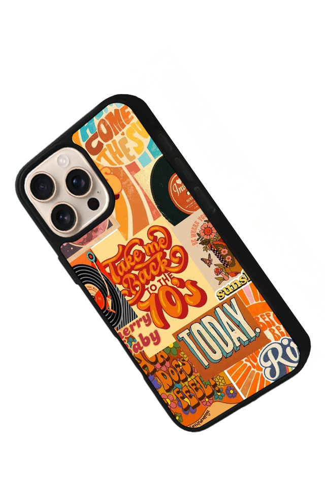 iPhone 16 Pro Max Uyumlu Poster Tasarımlı Glossy Premium Kılıf