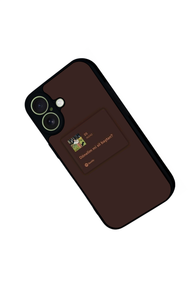 iPhone 17 Uyumlu Sarki Sozleri Tasarımlı Glossy Premium Kılıf