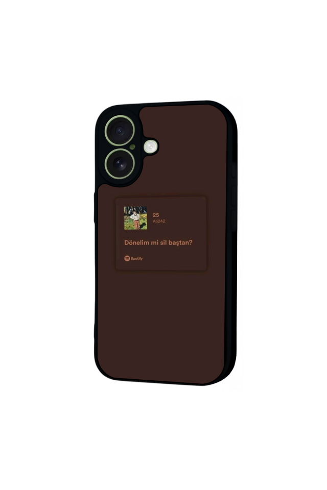 iPhone 17 Uyumlu Sarki Sozleri Tasarımlı Glossy Premium Kılıf