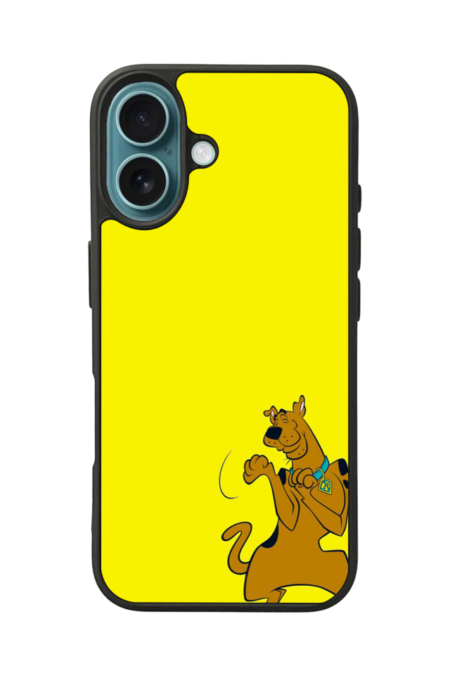 iPhone 16 Uyumlu Scooby Doo Tasarımlı Glossy Premium Kılıf
