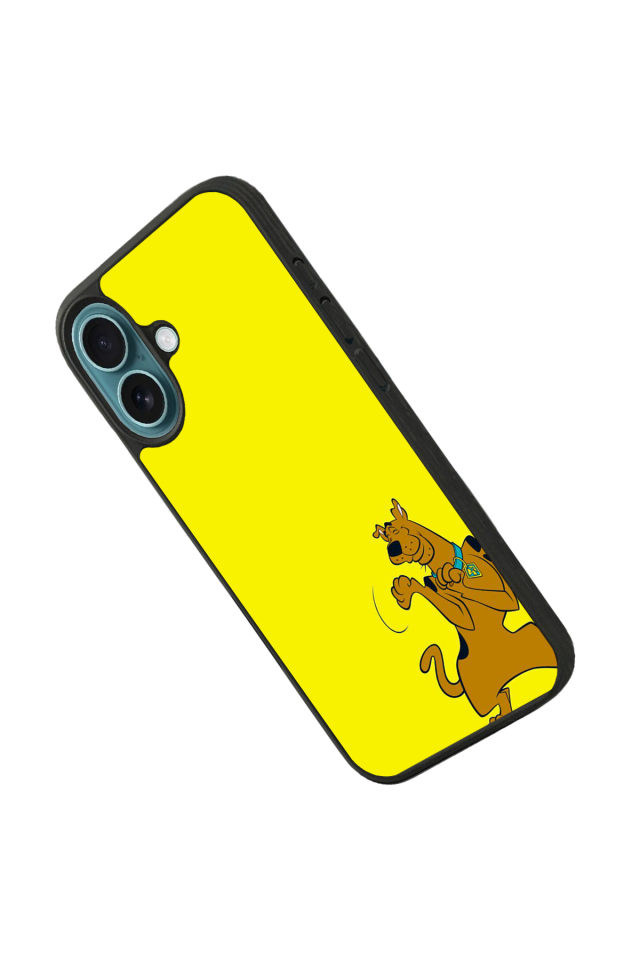 iPhone 16 Uyumlu Scooby Doo Tasarımlı Glossy Premium Kılıf