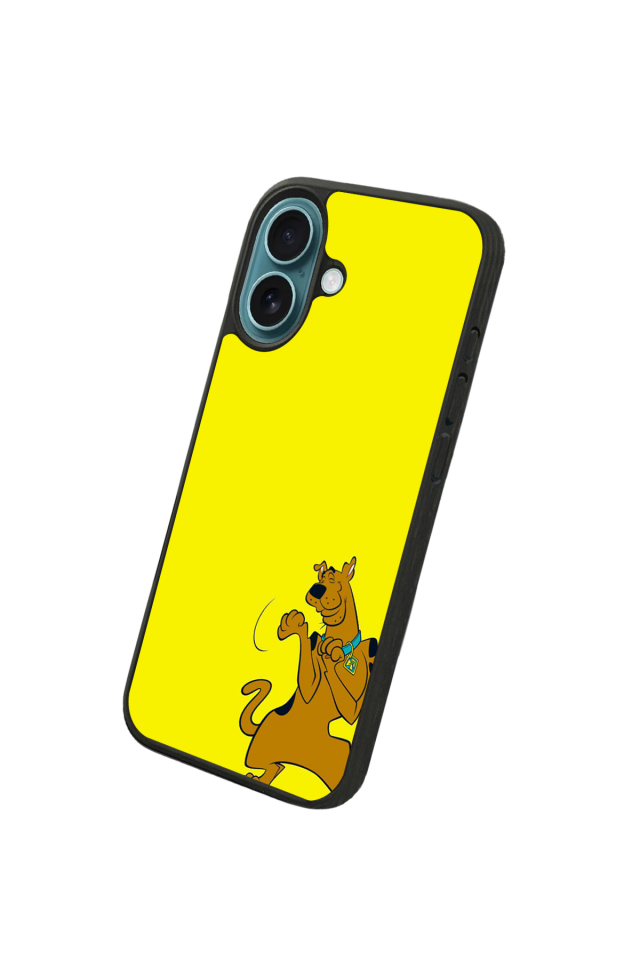 iPhone 16 Uyumlu Scooby Doo Tasarımlı Glossy Premium Kılıf