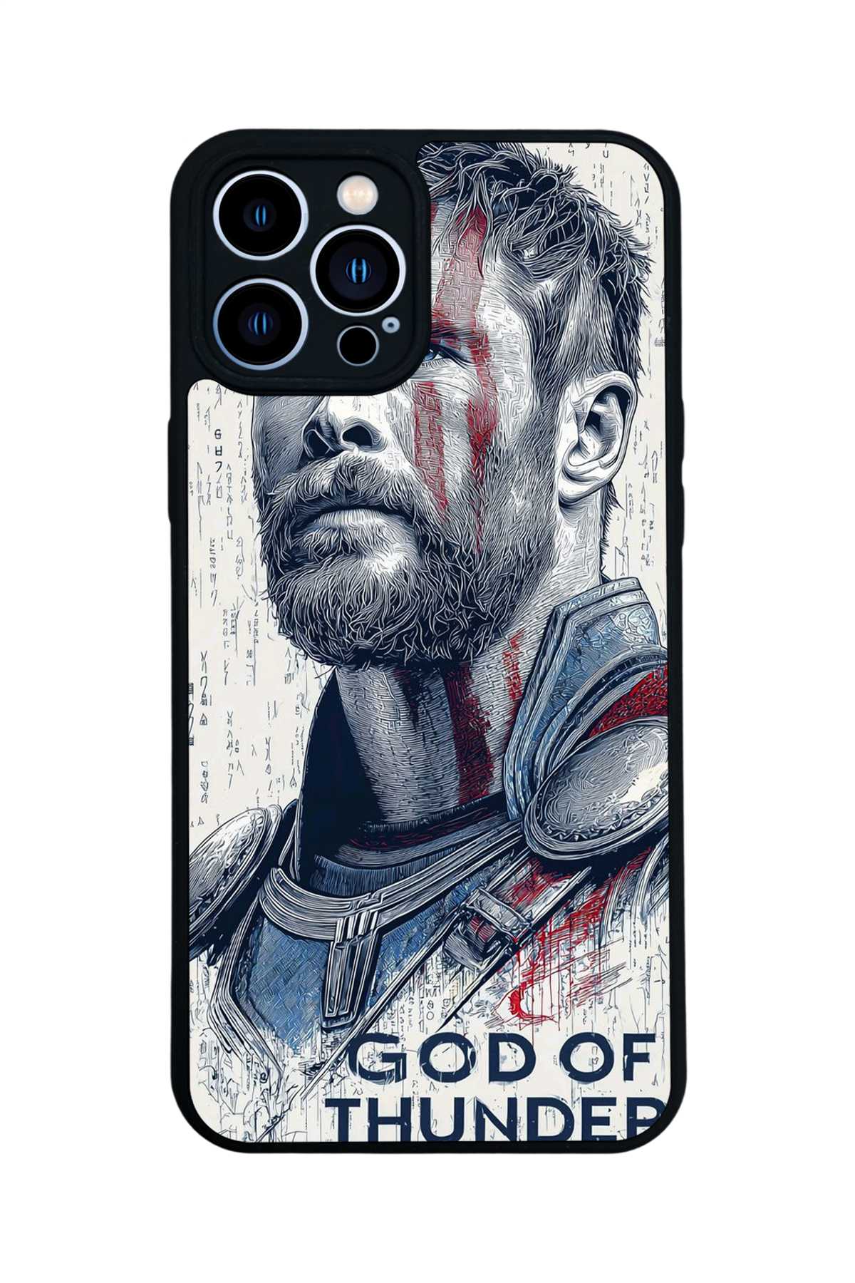 iPhone 12 Pro Max Uyumlu Thor Tasarımlı Glossy Premium Kılıf