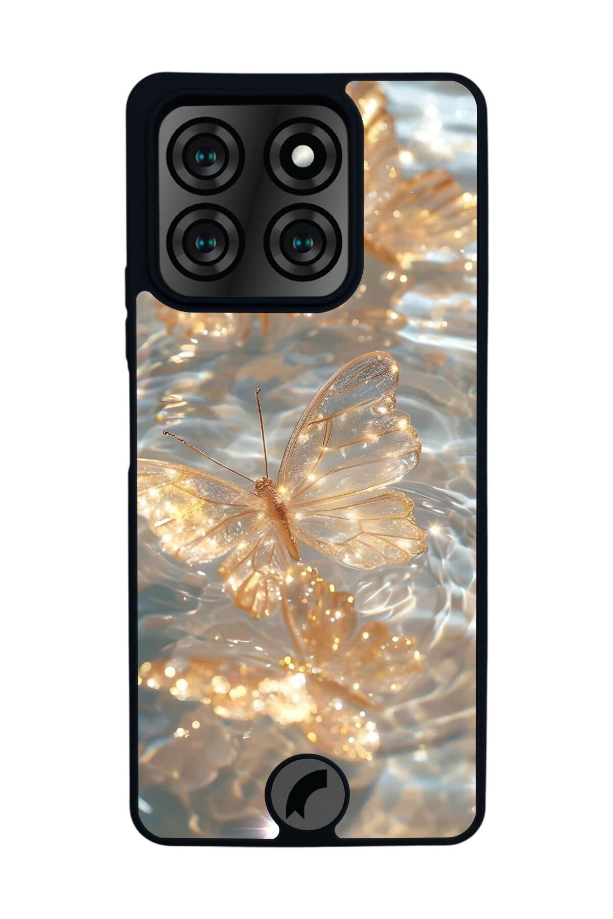 Reeder S71 Uyumlu Kelebek Tasarımlı Glossy Premium Kılıf