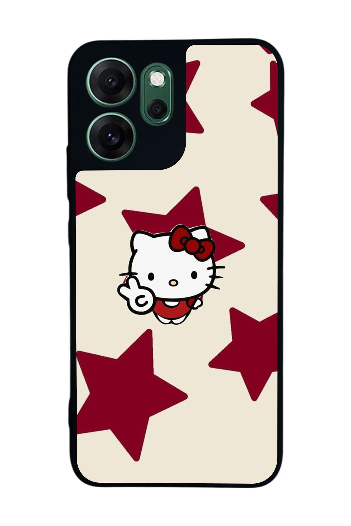 Oppo Reno 14F Uyumlu HelloKitty Tasarımlı Glossy Premium Kılıf