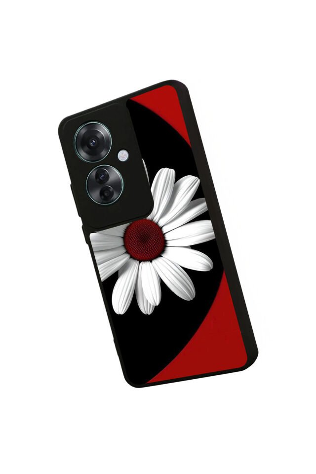 Oppo Reno 11F Uyumlu Cicek Tasarımlı Glossy Premium Kılıf