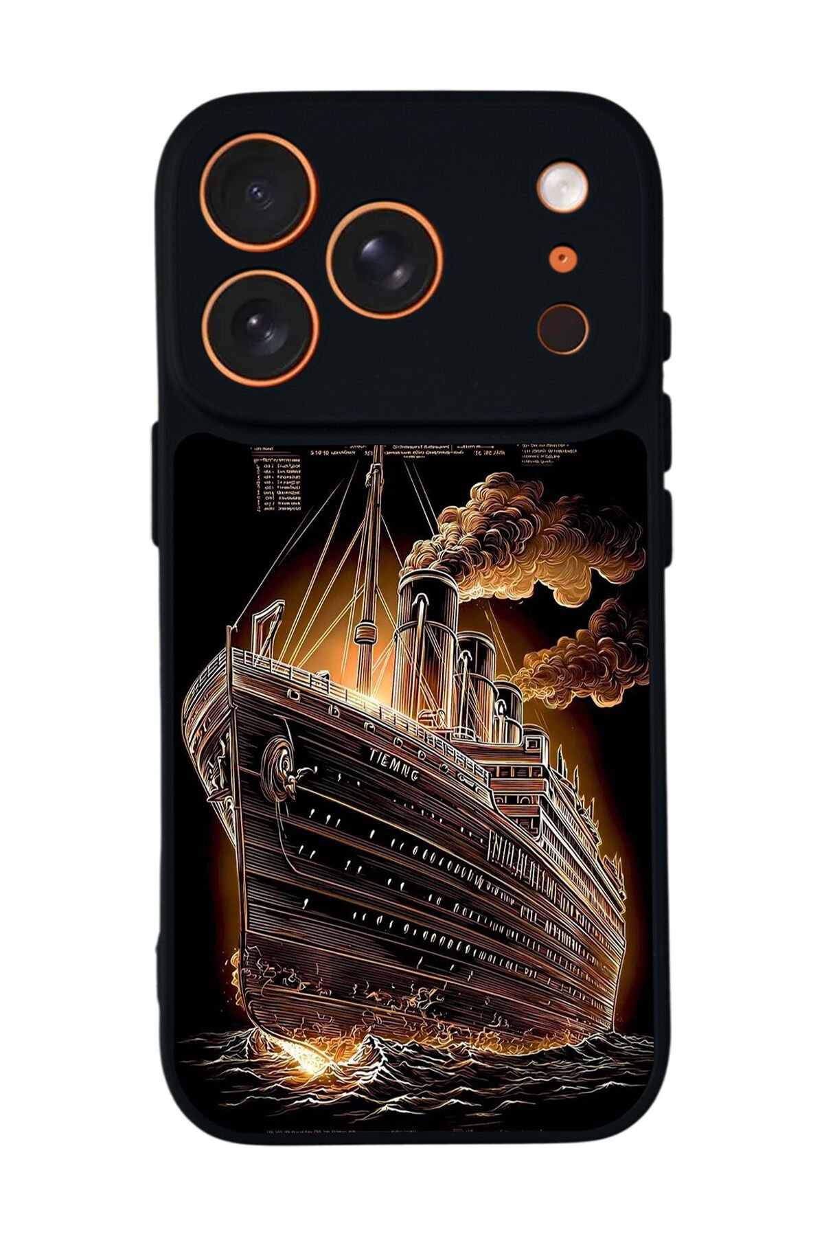 iPhone 17 Pro Max Uyumlu Korsan Tasarımlı Glossy Premium Kılıf