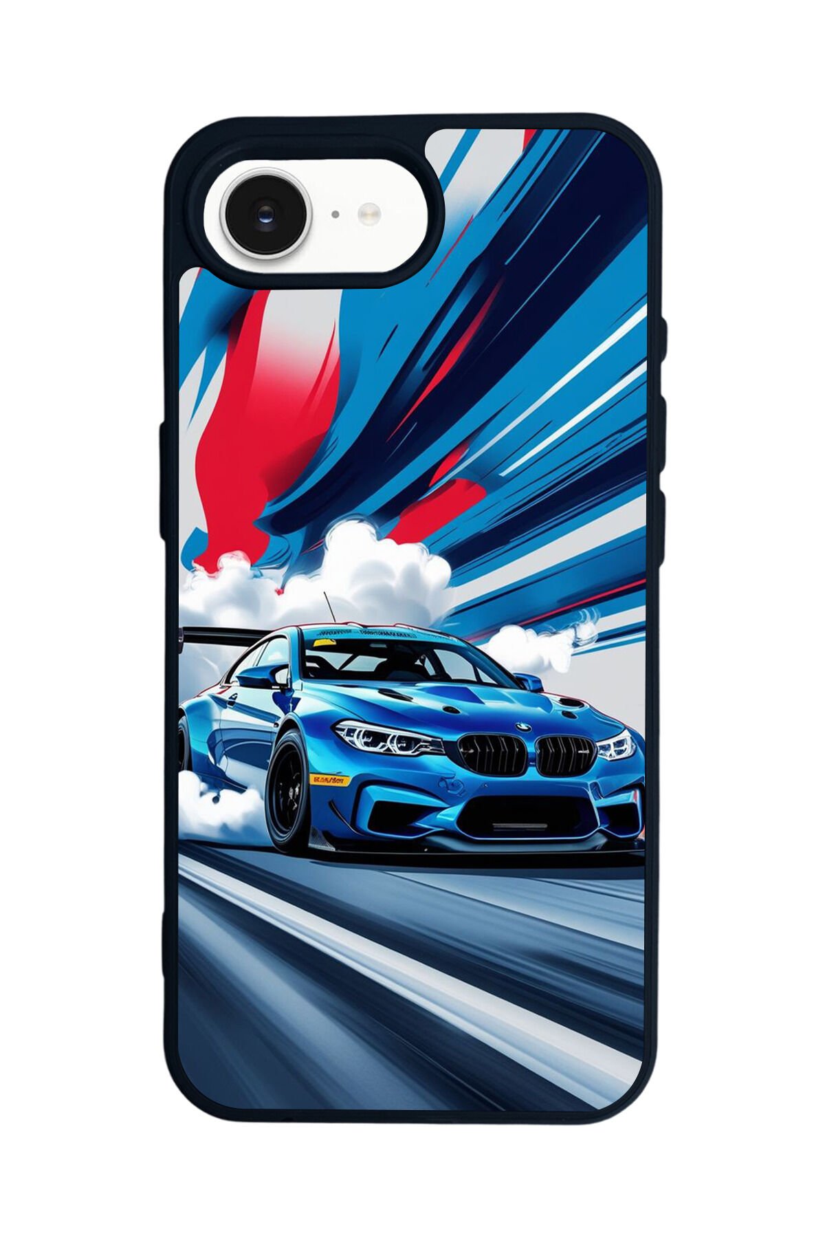 iPhone 16E Uyumlu BMW Tasarımlı Glossy Premium Kılıf