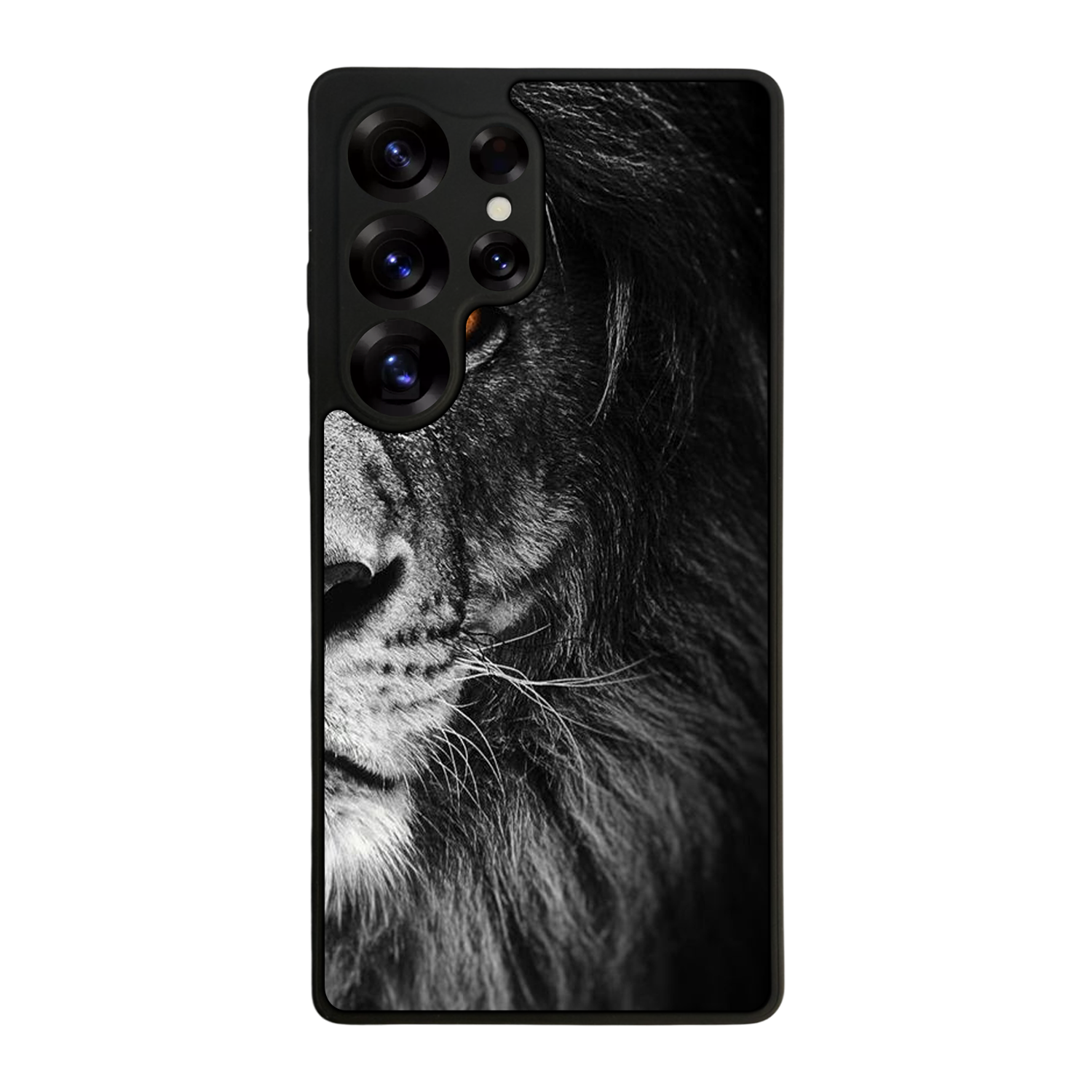 Samsung Galaxy S25 Ultra Uyumlu Aslan Tasarımlı Glossy Premium Kılıf