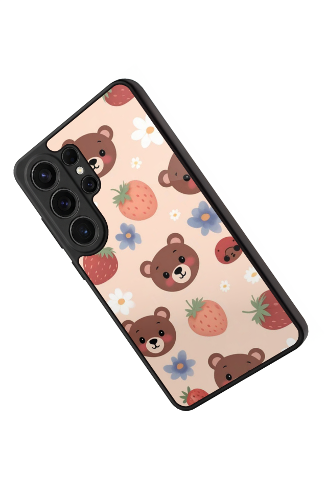 Samsung Galaxy S26 Ultra Uyumlu Ayı Tasarımlı Glossy Premium Kılıf