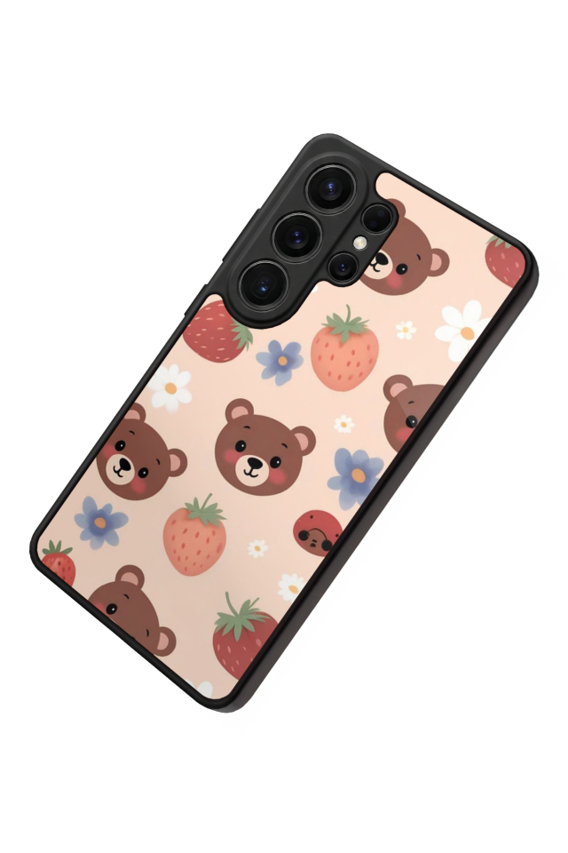 Samsung Galaxy S26 Ultra Uyumlu Ayı Tasarımlı Glossy Premium Kılıf