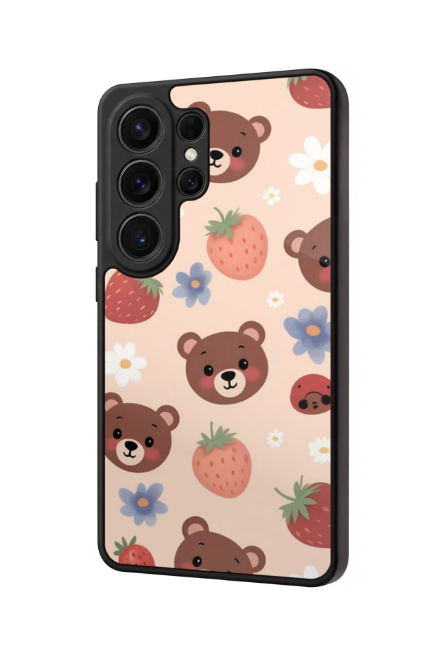 Samsung Galaxy S26 Ultra Uyumlu Ayı Tasarımlı Glossy Premium Kılıf