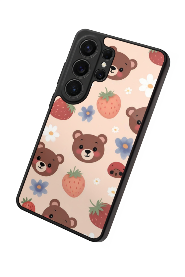 Samsung Galaxy S26 Ultra Uyumlu Ayı Tasarımlı Glossy Premium Kılıf