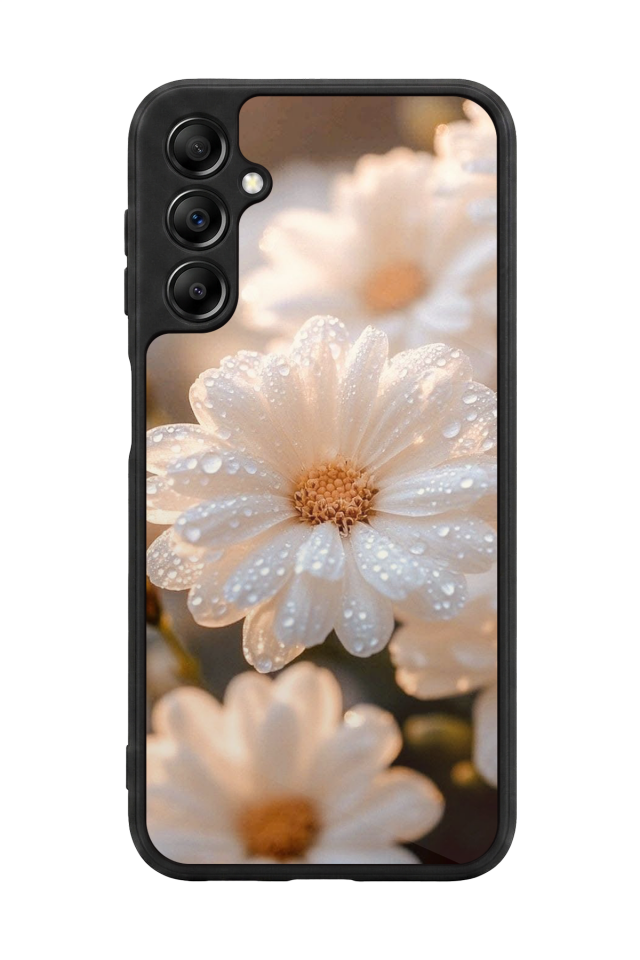 Samsung Galaxy A14 Uyumlu Cicek Tasarımlı Glossy Premium Kılıf