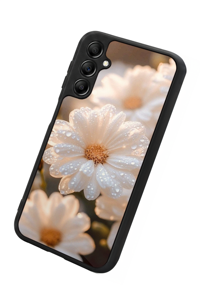 Samsung Galaxy A14 Uyumlu Cicek Tasarımlı Glossy Premium Kılıf