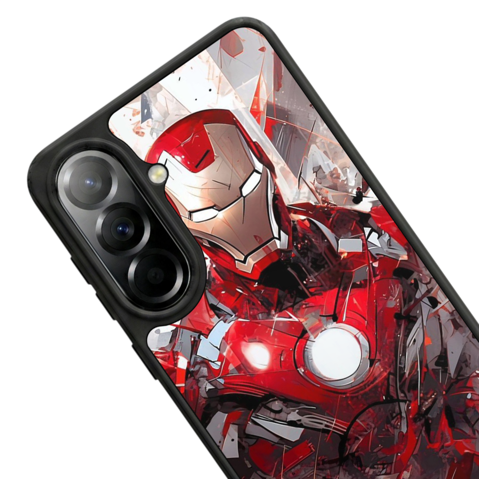 Samsung Galaxy A37 Uyumlu Iron Man ( Demir Adam ) Tasarımlı Glossy Premium Kılıf