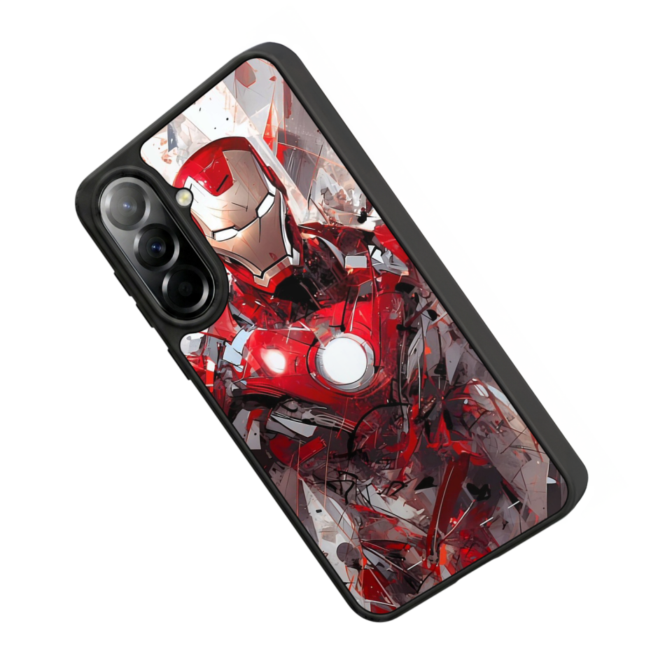 Samsung Galaxy A37 Uyumlu Iron Man ( Demir Adam ) Tasarımlı Glossy Premium Kılıf