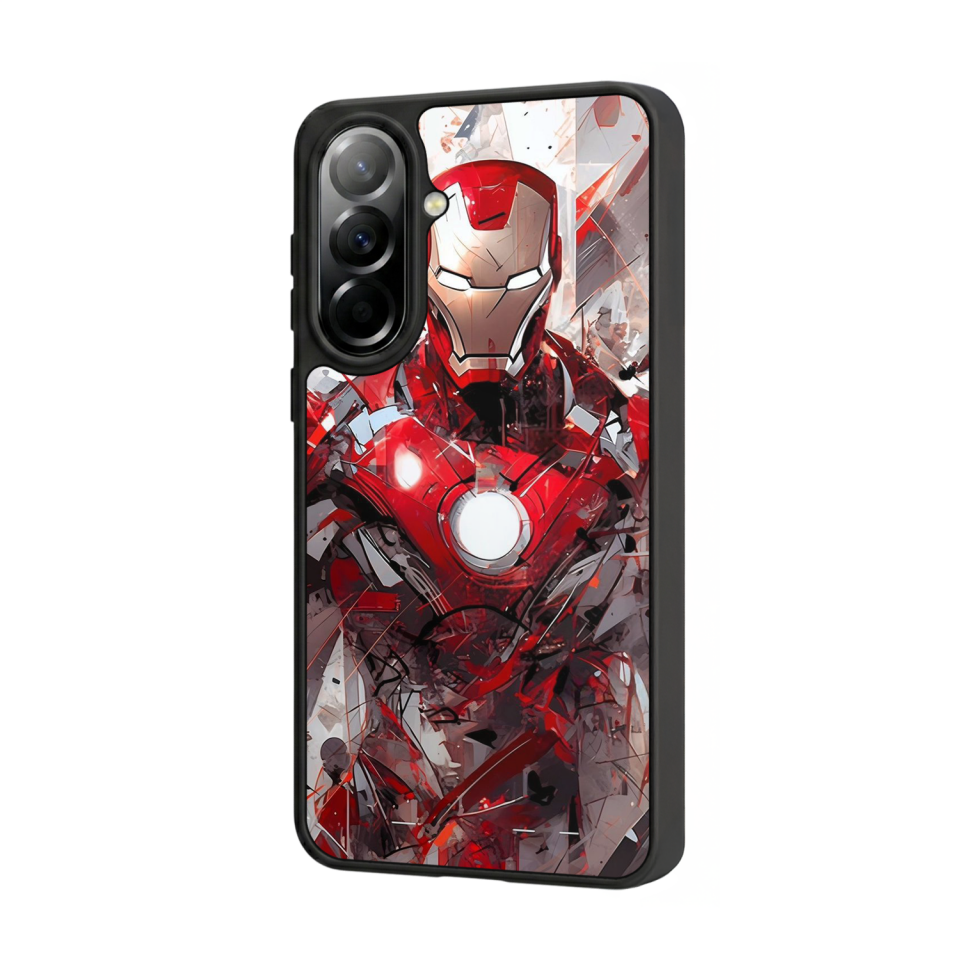 Samsung Galaxy A37 Uyumlu Iron Man ( Demir Adam ) Tasarımlı Glossy Premium Kılıf
