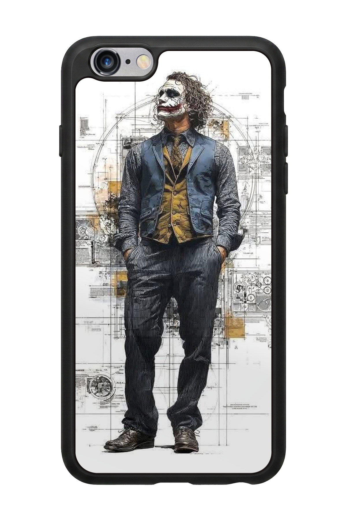 iPhone 6 Plus Uyumlu Joker Tasarımlı Glossy Premium Kılıf