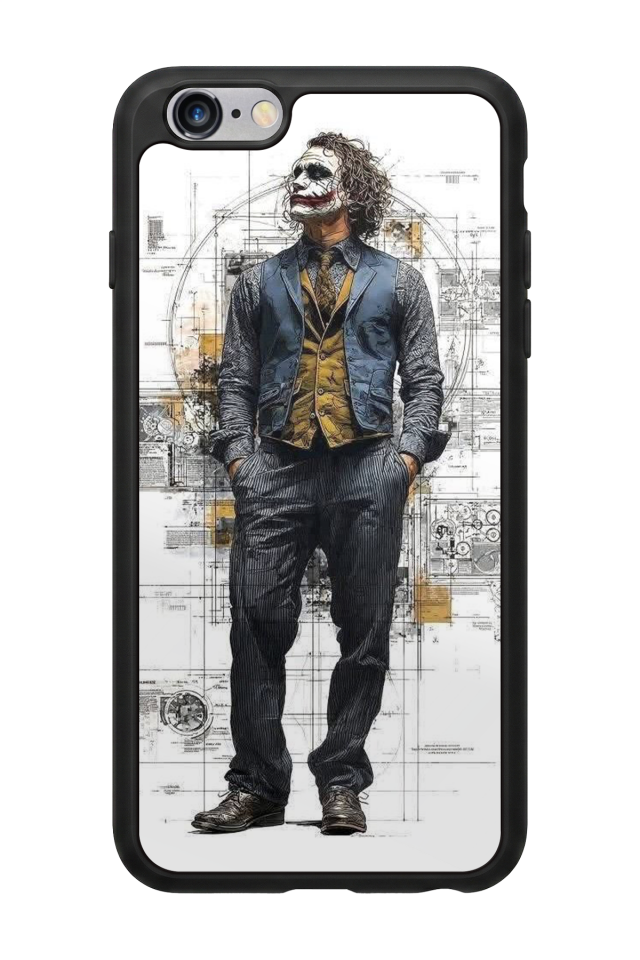 iPhone 6 Plus Uyumlu Joker Tasarımlı Glossy Premium Kılıf