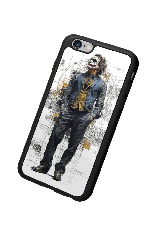 iPhone 6 Plus Uyumlu Joker Tasarımlı Glossy Premium Kılıf