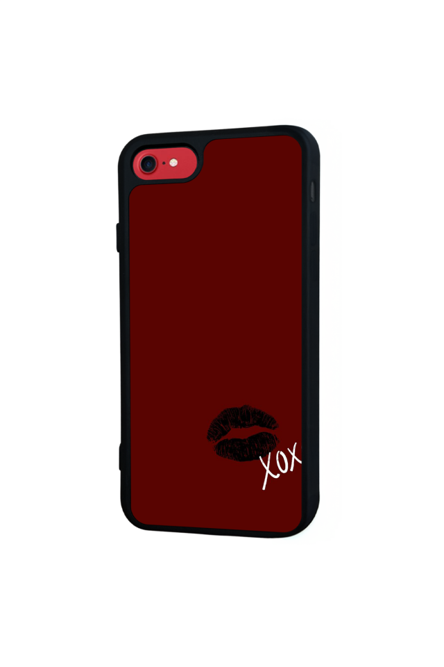 iPhone 7 Uyumlu Kalp Love Tasarımlı Glossy Premium Kılıf