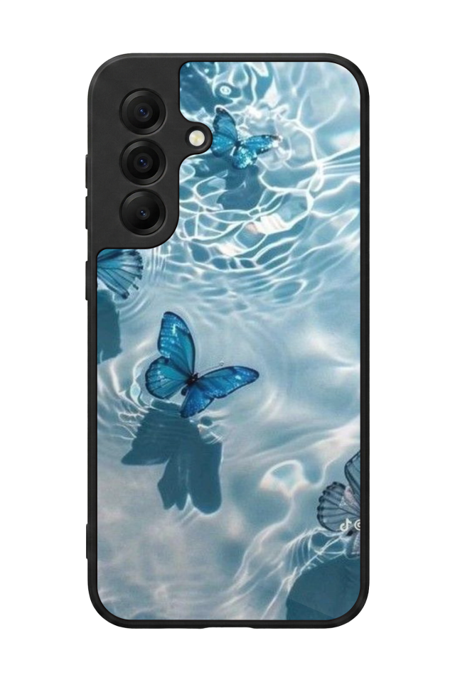 Samsung Galaxy A17 Uyumlu Kelebek Tasarımlı Glossy Premium Kılıf