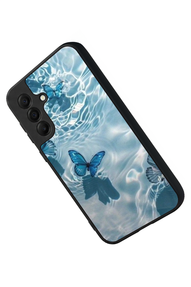Samsung Galaxy A17 Uyumlu Kelebek Tasarımlı Glossy Premium Kılıf