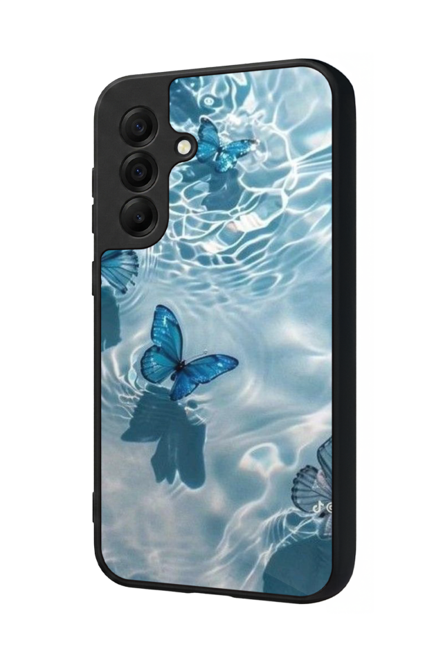 Samsung Galaxy A17 Uyumlu Kelebek Tasarımlı Glossy Premium Kılıf