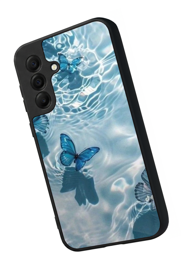 Samsung Galaxy A17 Uyumlu Kelebek Tasarımlı Glossy Premium Kılıf