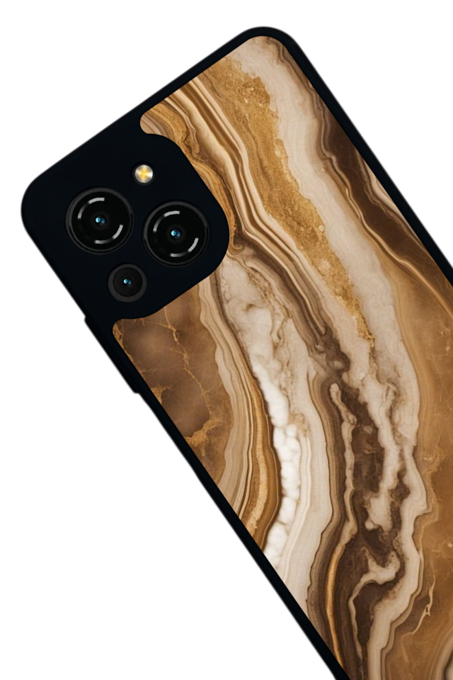 Reeder S23 Pro Max Uyumlu Mermer Marble Tasarımlı Glossy Premium Kılıf