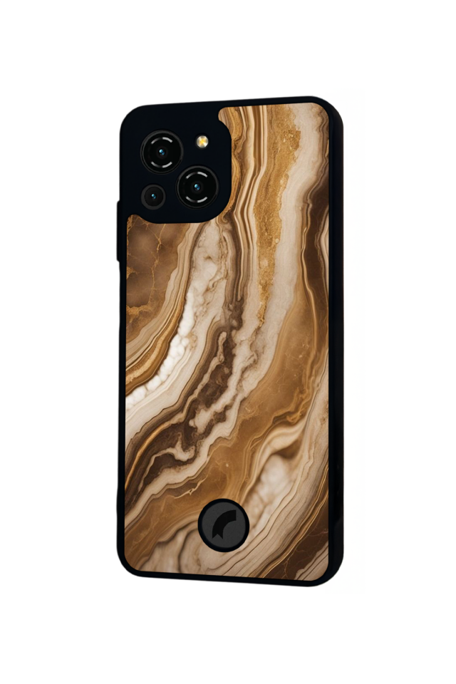 Reeder S23 Pro Max Uyumlu Mermer Marble Tasarımlı Glossy Premium Kılıf