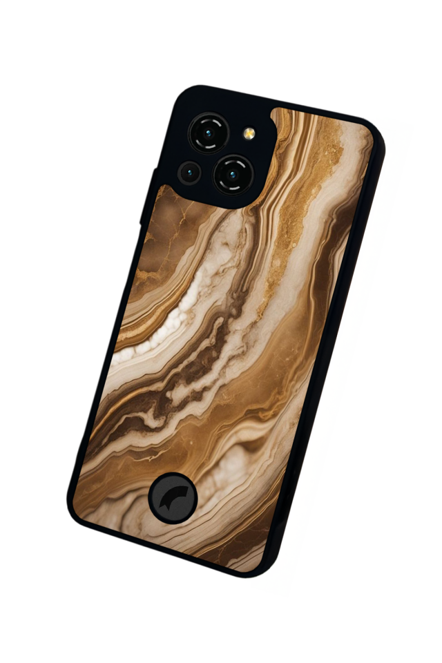 Reeder S23 Pro Max Uyumlu Mermer Marble Tasarımlı Glossy Premium Kılıf