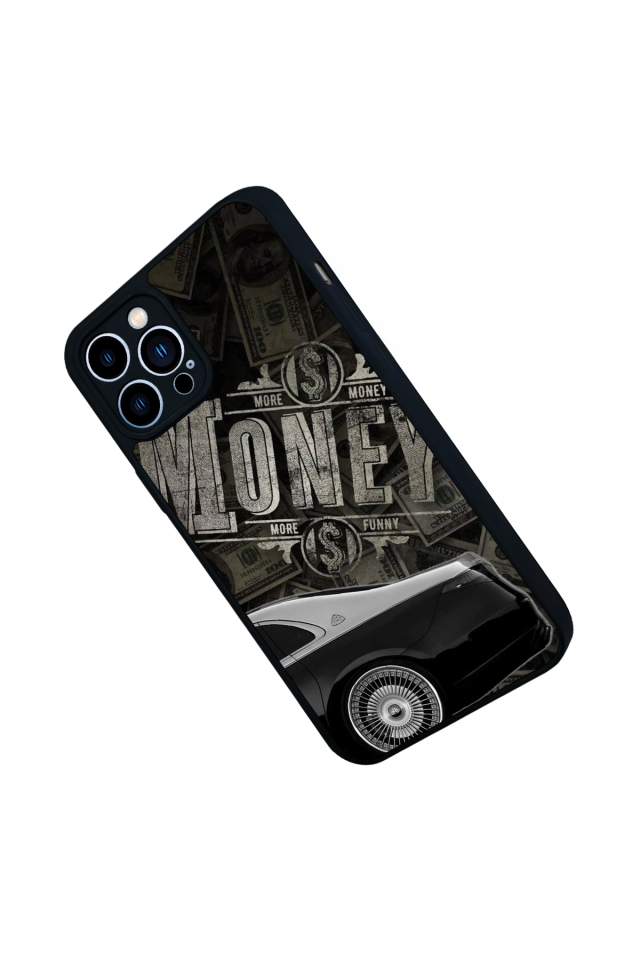 iPhone 13 Pro Max Uyumlu Money Para Tasarımlı Glossy Premium Kılıf