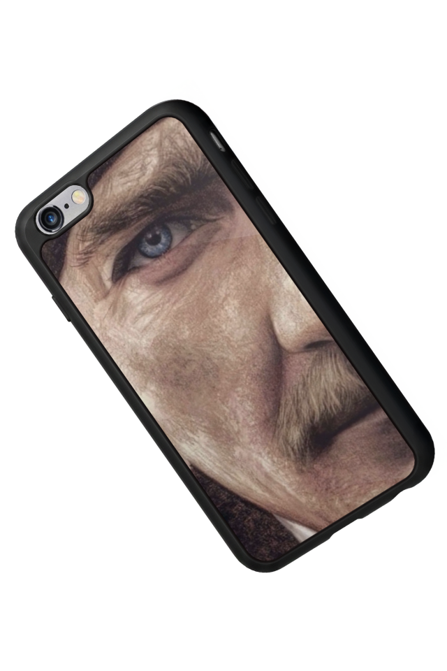 iPhone 6s Plus Uyumlu Mustafa Kemal Ataturk Tasarımlı Glossy Premium Kılıf