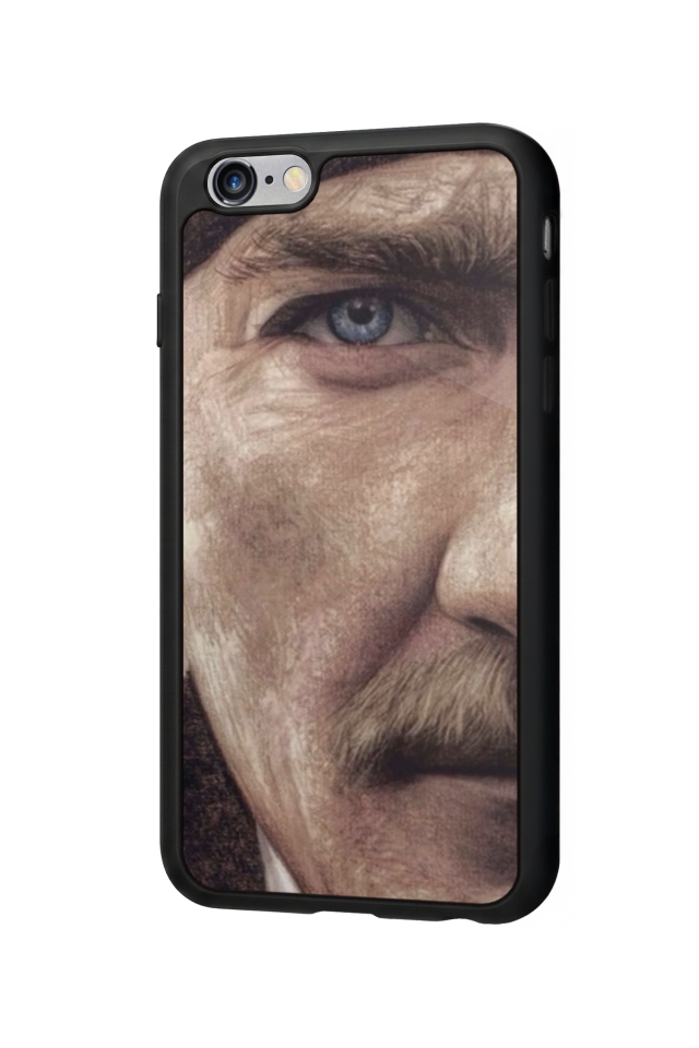 iPhone 6s Plus Uyumlu Mustafa Kemal Ataturk Tasarımlı Glossy Premium Kılıf