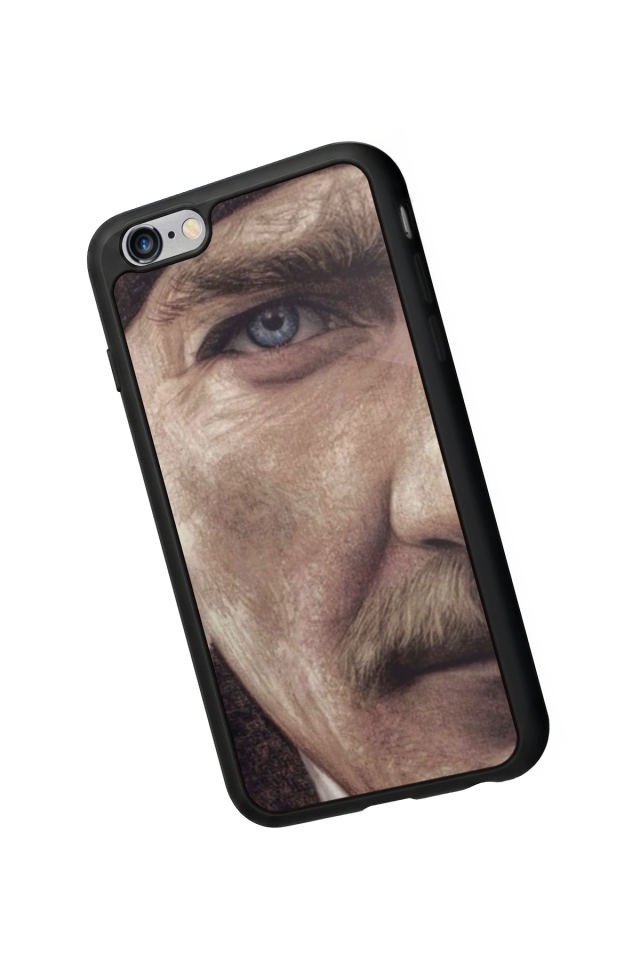 iPhone 6s Plus Uyumlu Mustafa Kemal Ataturk Tasarımlı Glossy Premium Kılıf