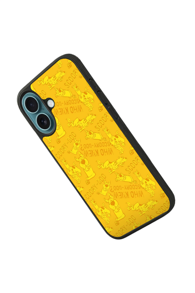 iPhone 16 Uyumlu Scooby Doo Tasarımlı Glossy Premium Kılıf