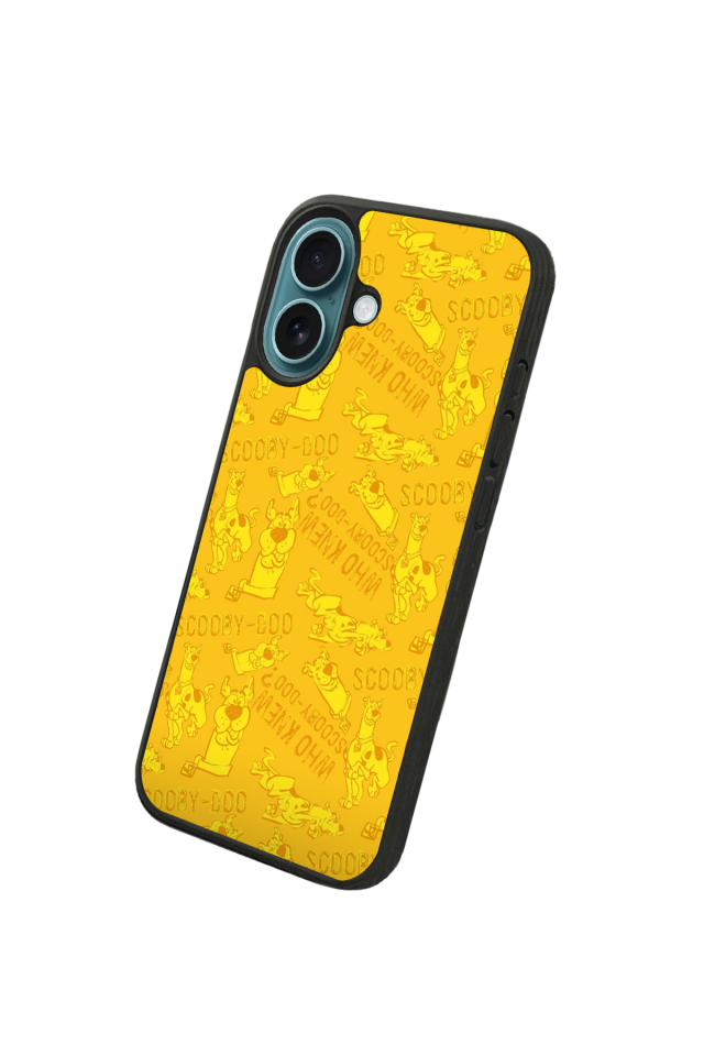 iPhone 16 Uyumlu Scooby Doo Tasarımlı Glossy Premium Kılıf