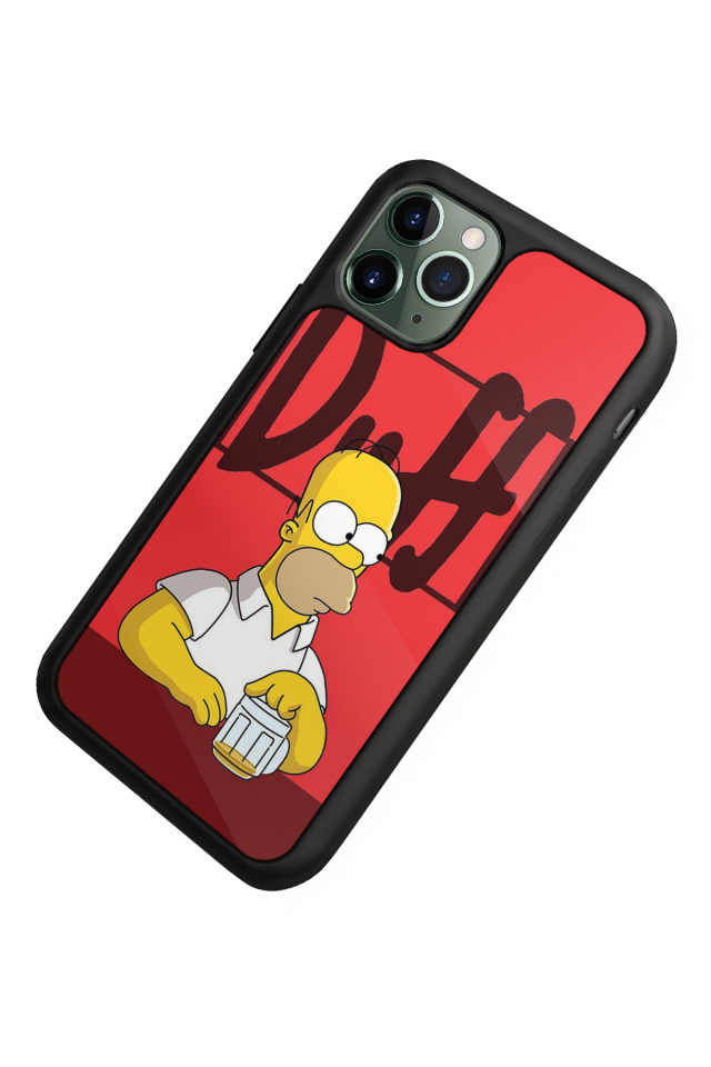 iPhone 11 Pro Uyumlu The Simpsons Tasarımlı Glossy Premium Kılıf