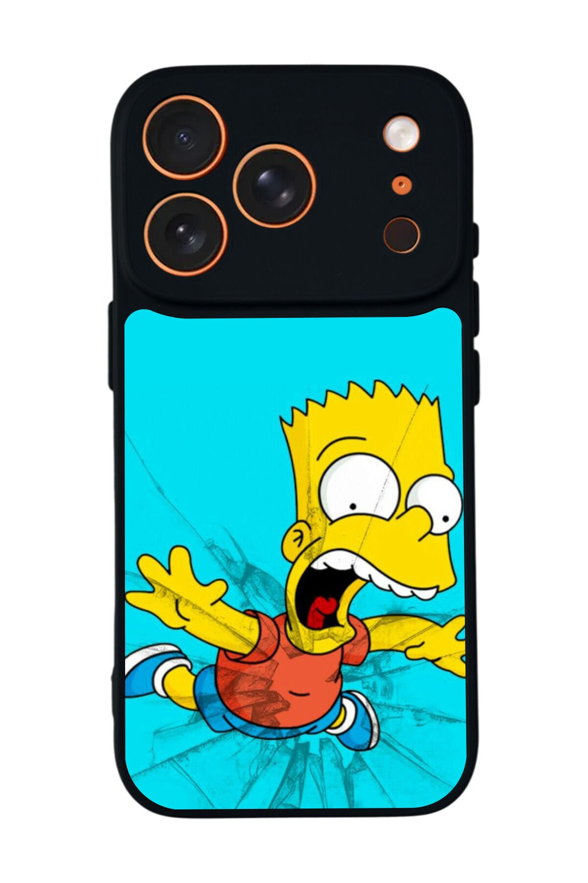 iPhone 17 Pro Max Uyumlu The Simpsons Tasarımlı Glossy Premium Kılıf