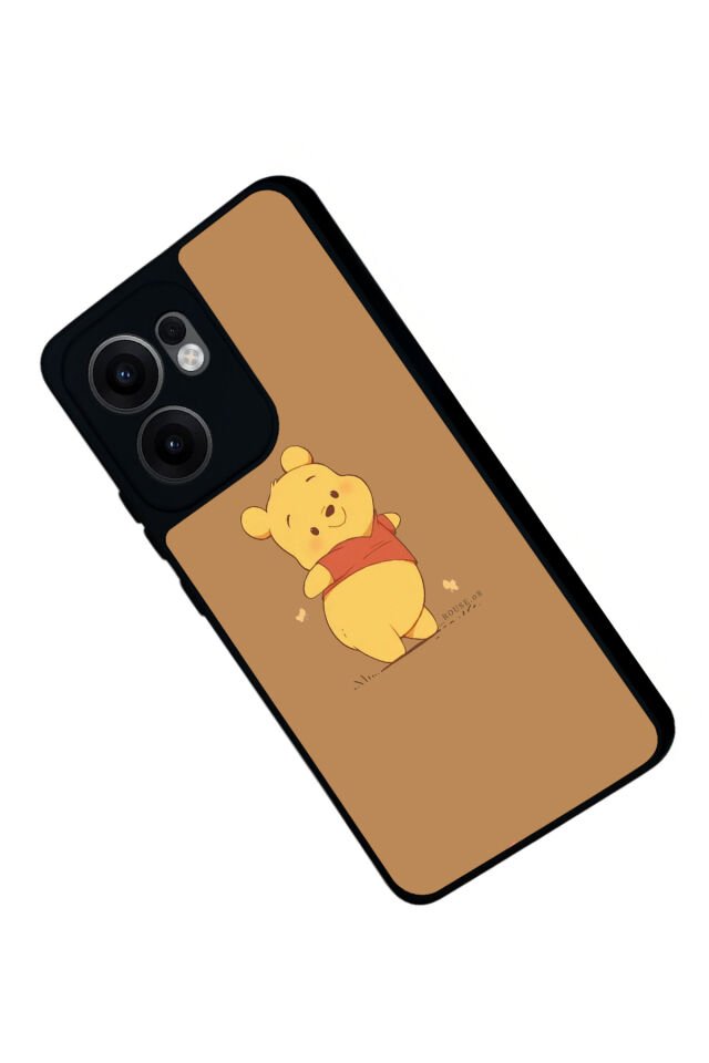 Oppo Reno 13F Uyumlu Winnie Tasarımlı Glossy Premium Kılıf