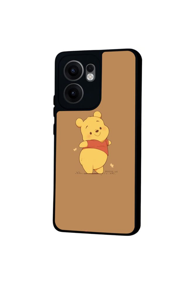 Oppo Reno 13F Uyumlu Winnie Tasarımlı Glossy Premium Kılıf
