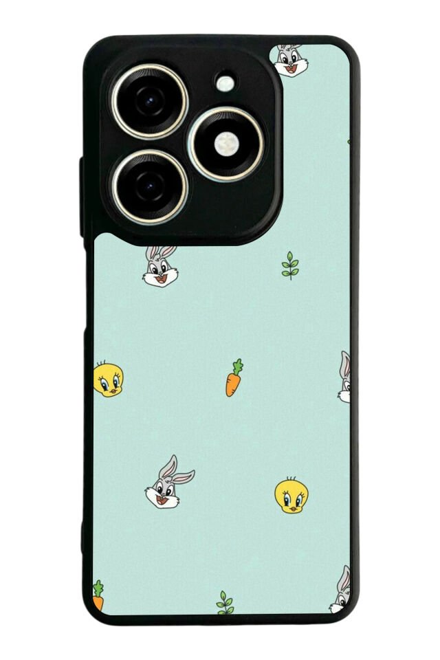 Infınıx Smart 8 Pro Uyumlu Tweety Tasarımlı Glossy Premium Kılıf