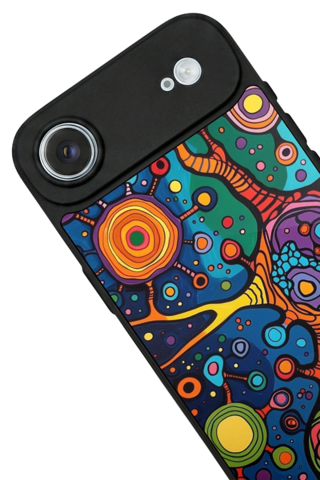 iPhone 17 Air Uyumlu Abstract Tasarımlı Glossy Premium Kılıf