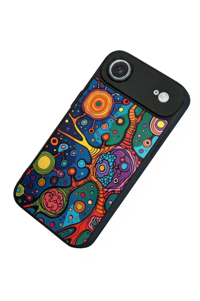 iPhone 17 Air Uyumlu Abstract Tasarımlı Glossy Premium Kılıf