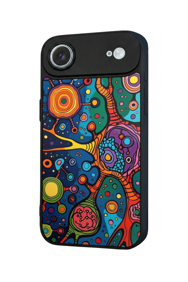 iPhone 17 Air Uyumlu Abstract Tasarımlı Glossy Premium Kılıf