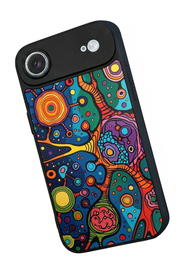 iPhone 17 Air Uyumlu Abstract Tasarımlı Glossy Premium Kılıf