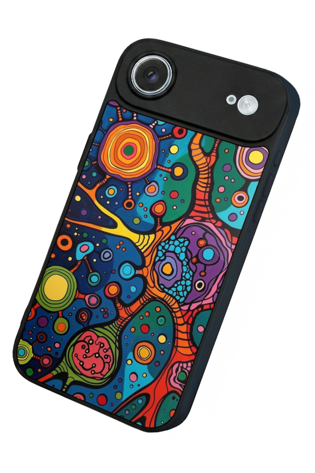 iPhone 17 Air Uyumlu Abstract Tasarımlı Glossy Premium Kılıf