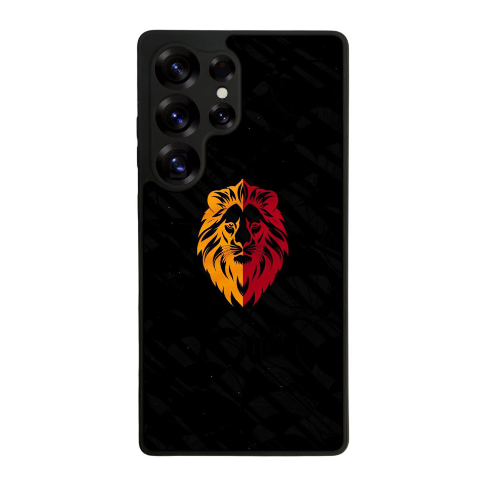 Samsung Galaxy S25 Ultra Uyumlu Aslan Tasarımlı Glossy Premium Kılıf
